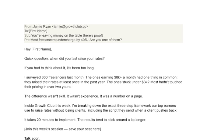 write sales letter for coaches and online course creators
